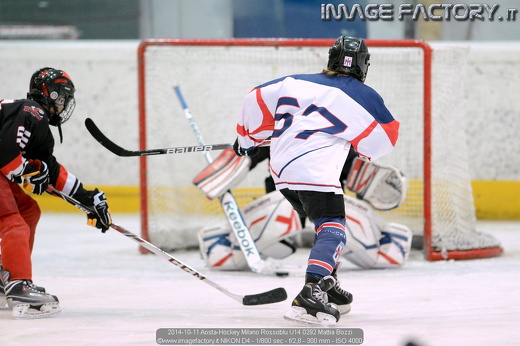 2014-10-11 Aosta-Hockey Milano Rossoblu U14 0292 Mattia Bozzi